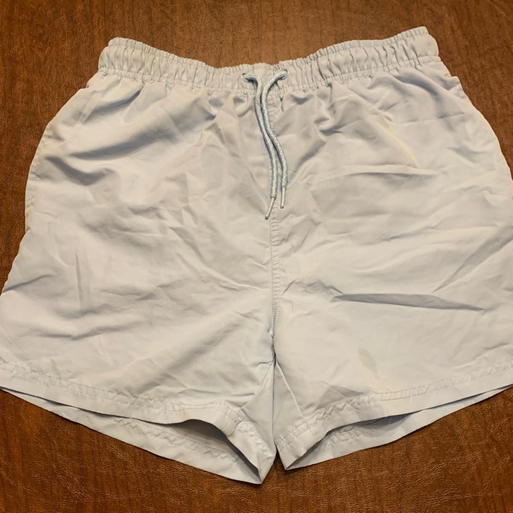 Primark Men's Swim Shorts in Light Blue